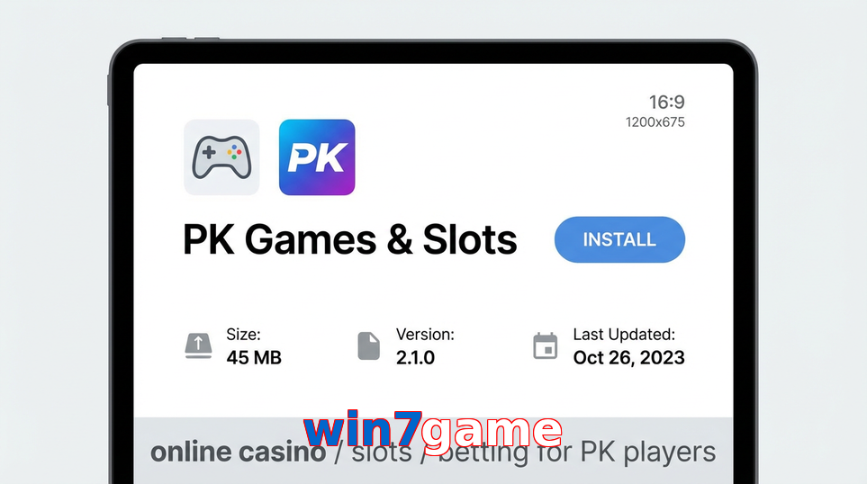 Game list for Win7game gameapk section