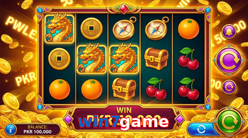 Main screen of Win7game pg page for PK players