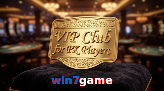 Main screen of Win7game vip page for PK players